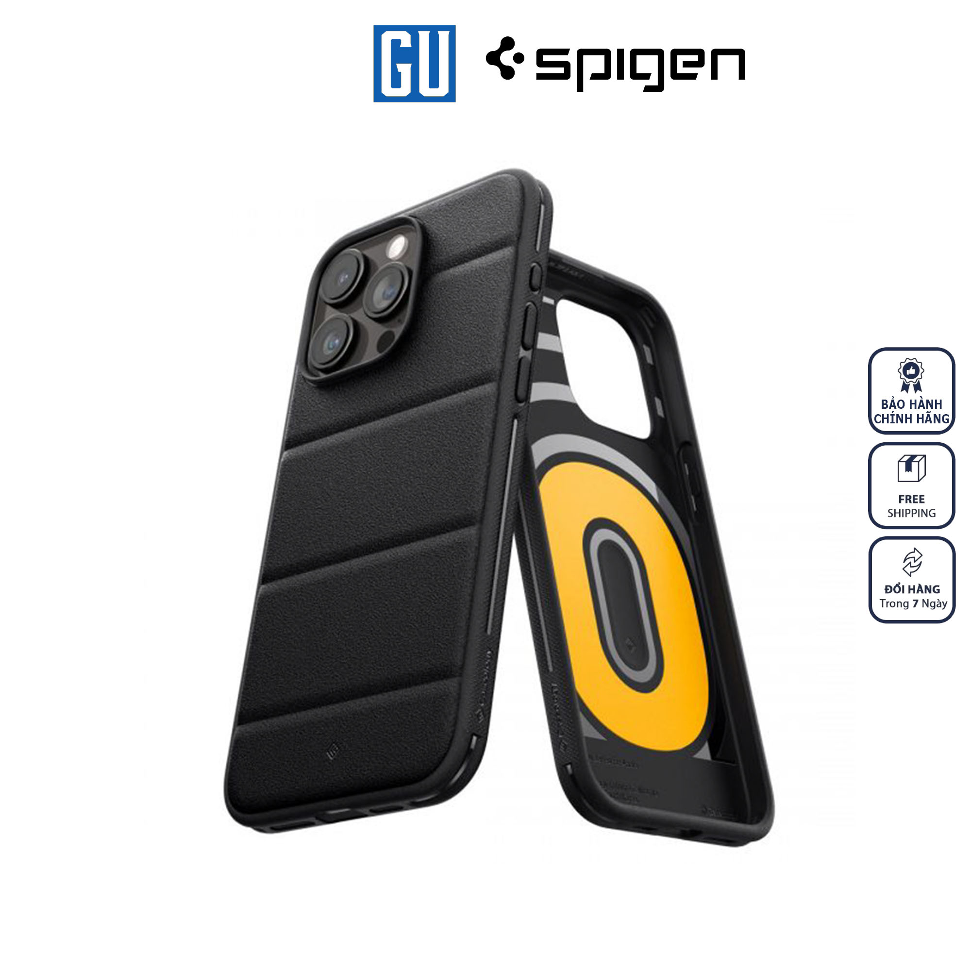 Ốp Lưng Spigen Caseology Athlex Active Black Dành Cho iPhone 15 Pro/ 15 Pro Max Phong Cách Thể Thao Hàng Chính Hãng