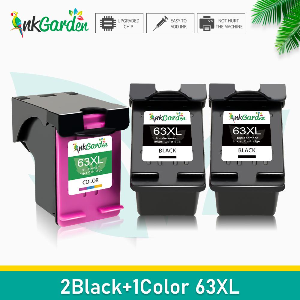 Hộp mực 63XL tương thích cho HP 63 Ink Hộp mực Deskjet 2130 2131 3630 4250 5258 5264 5230 5232 5255