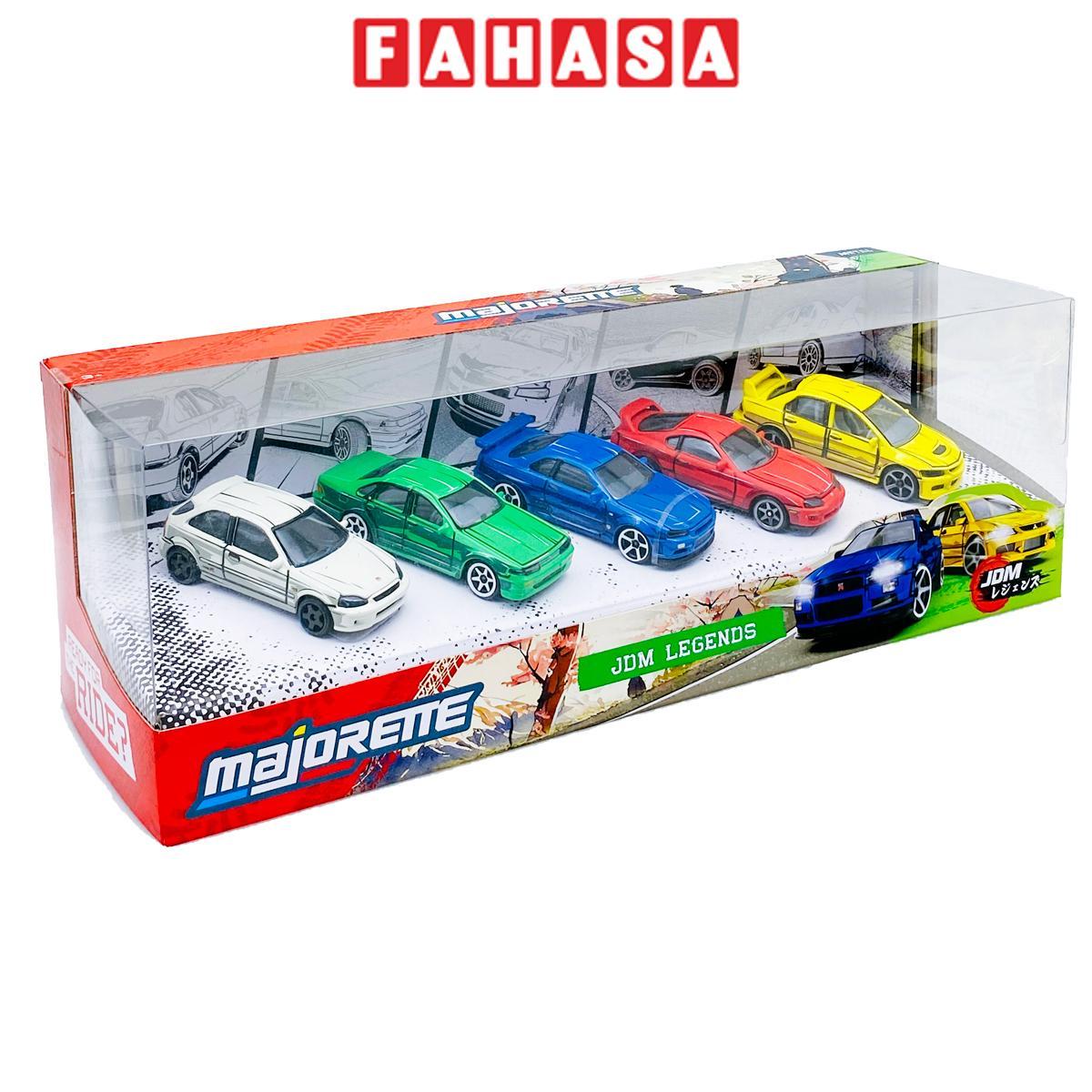 Bộ 5 Đồ Chơi Mô Hình Xe 5 Pieces Giftpack - Majorette 8502005000 - JDM Legends