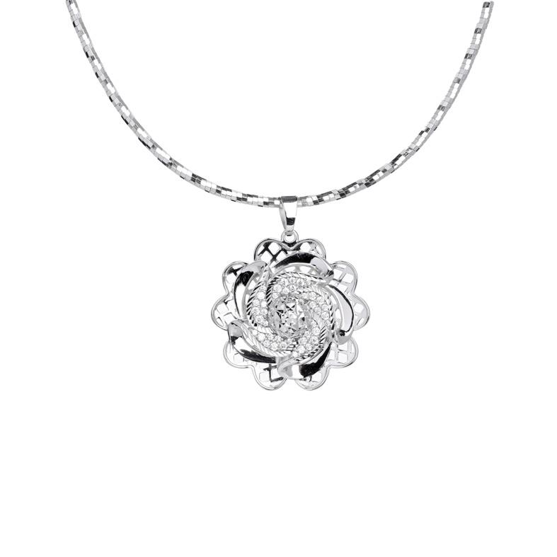 Mặt Dây Chuyền Nữ Bạc 925 Danny Jewelry Xi Bạch Kim DI4GZ028