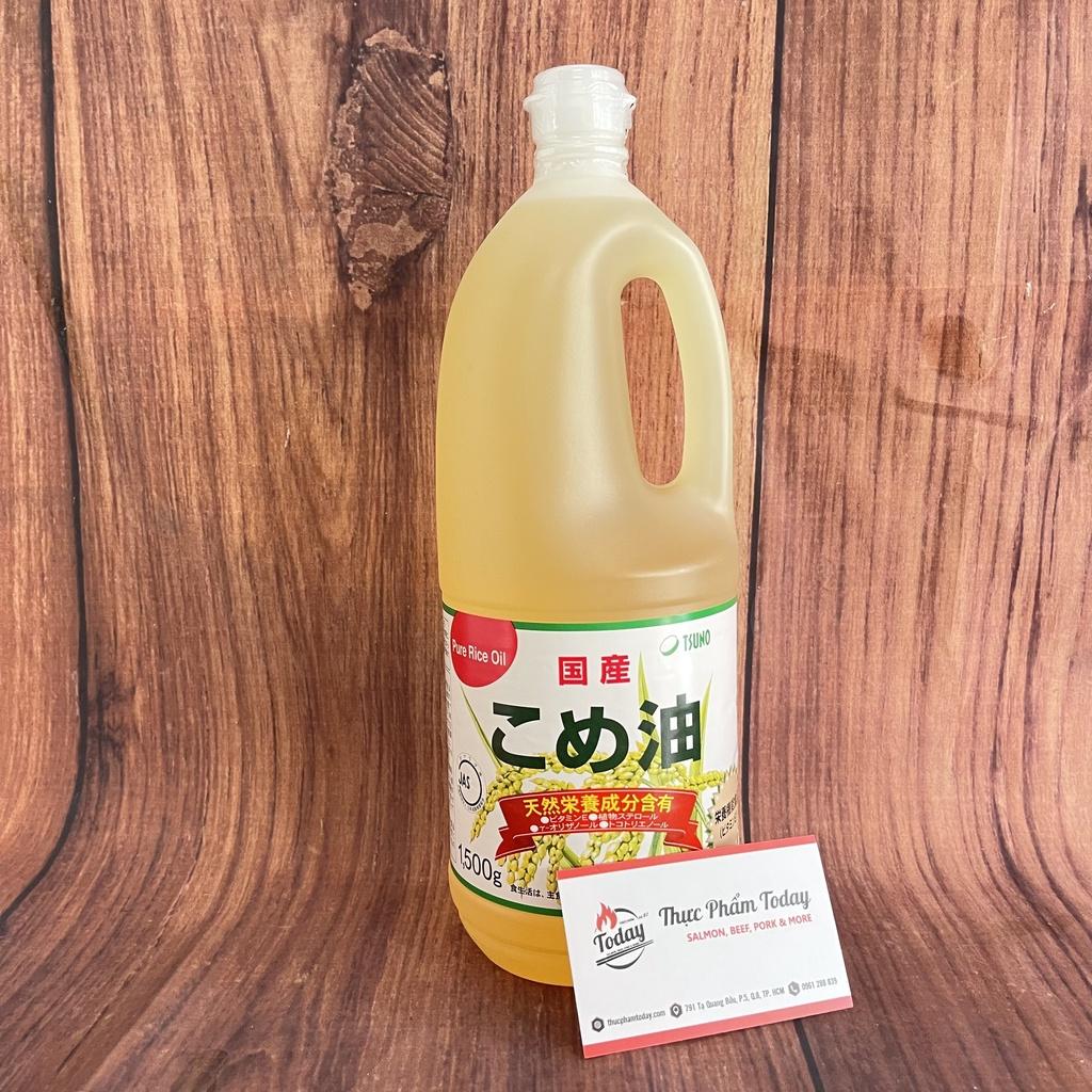 DẦU GẠO NHẬT BẢN TSUNO NGUYÊN CHẤT 1500G