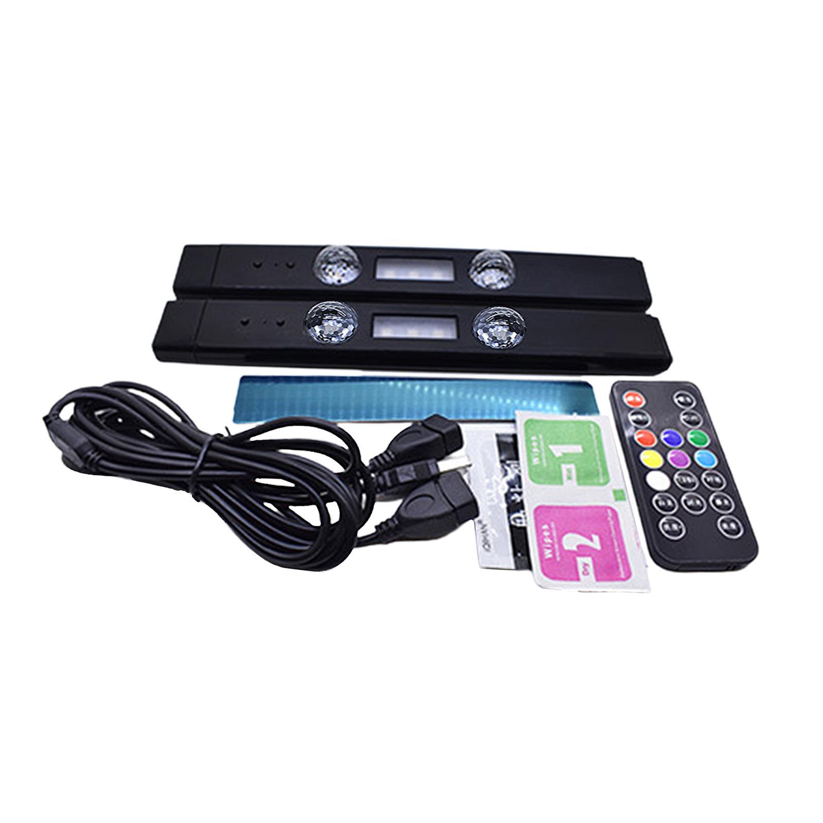 Car Interior Lights 2pcs LED USB   Atmosphere Lights Kit