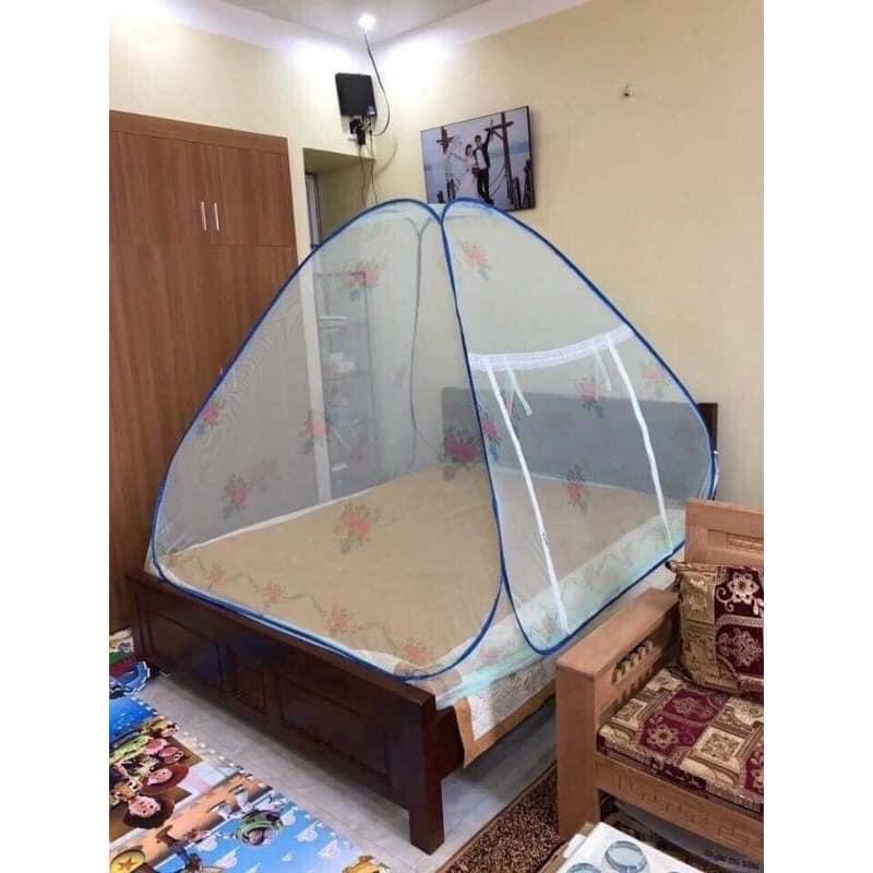 Màn chụp, mùng chụp tự bung gấp gọn bảo vệ gia đình nhiều kích thước tiện lợi