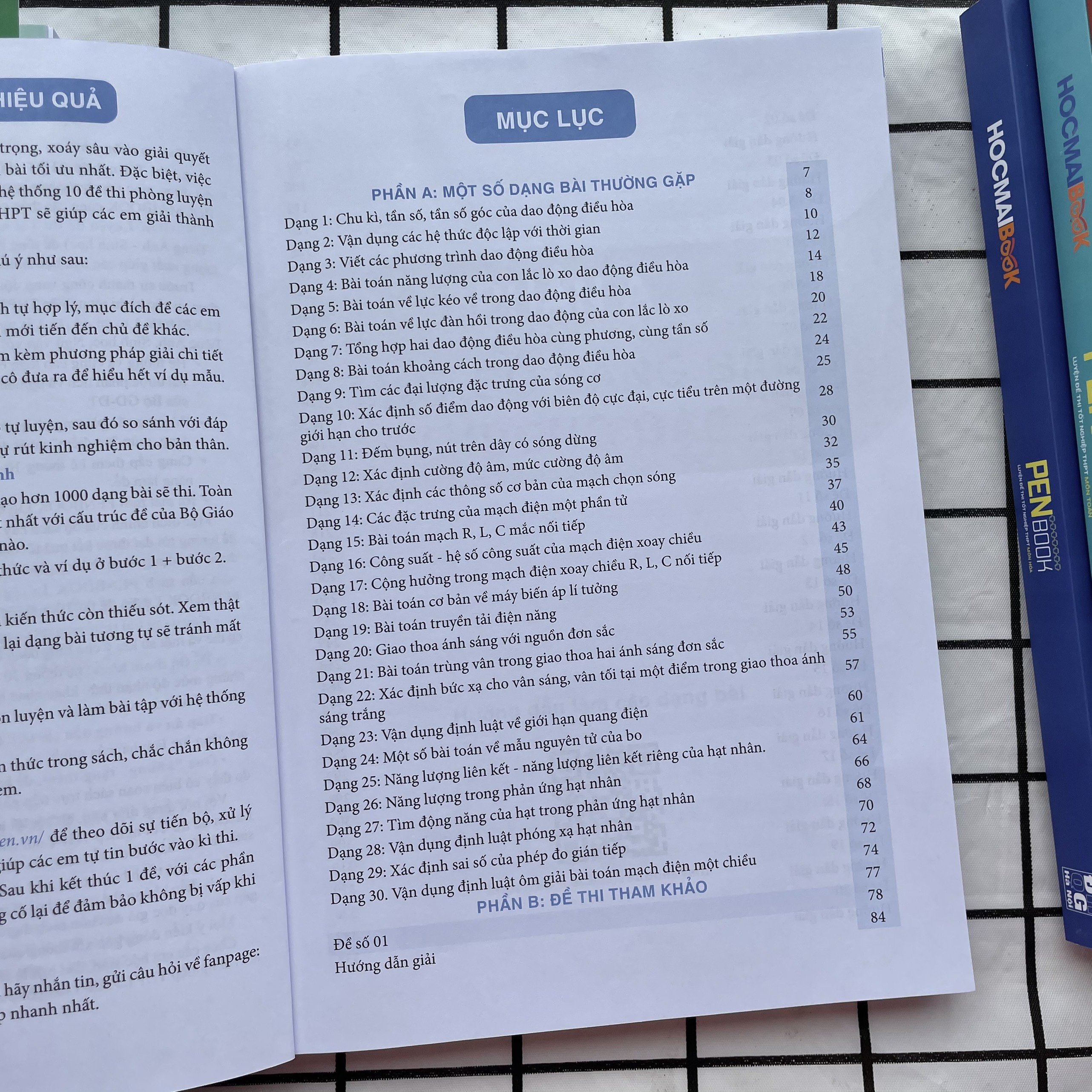 Sách - Combo PENBOOK Khối A - PENBOOK Luyện đề thi THPT Quốc Gia - Bộ 3 môn Toán, Lí, Hóa - Bản 2022 - Nhà sách Ôn luyện