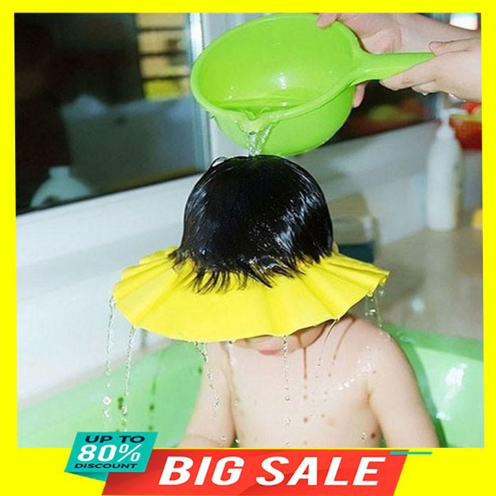 Mũ chắn nước có vành tai cho bé