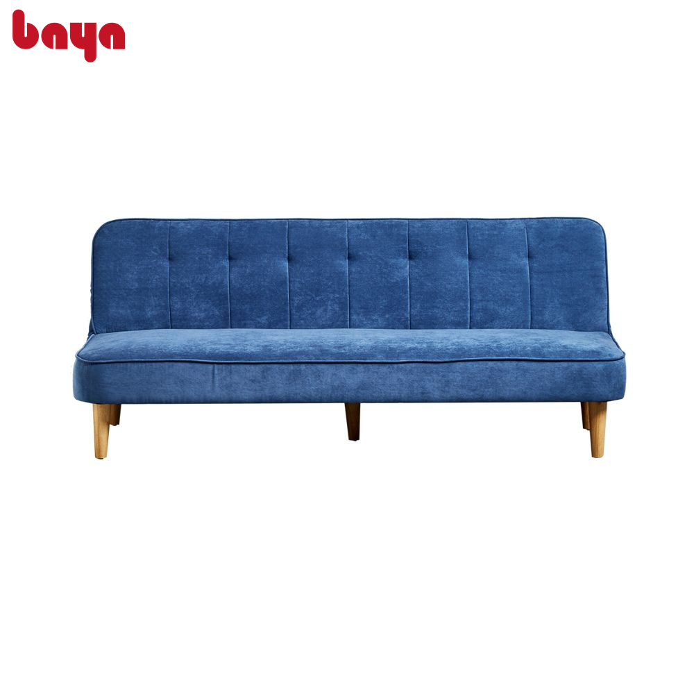 Sofa Giường BAYA GINA Làm Từ Gỗ Cao Su, Gỗ Ván Ép Có Độ Bền Cao, Chất Liệu Vải Mềm Cùng Nệm Mút Có Độ Cứng Và Đàn Hồi Vừa Phải, Mang Đến Cảm Giác Êm Ái, Thoải Mái