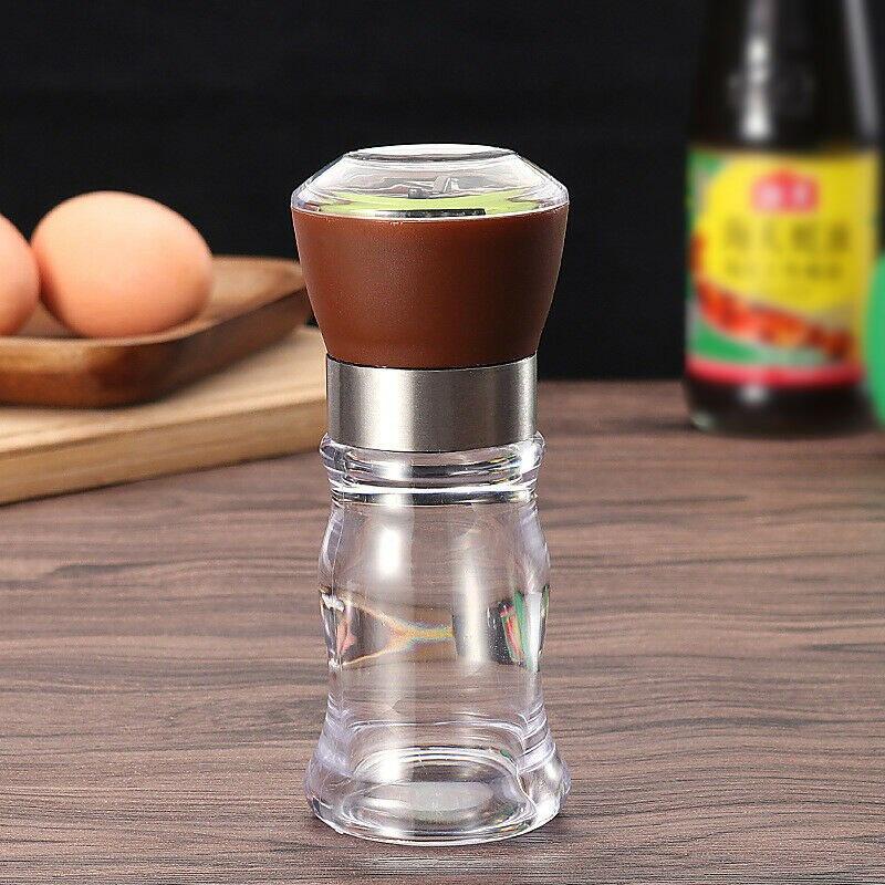 Stainless Steel Pepper Grinder Mill Manual Grinder Bottle Food Herb Grinders Spice Jar Containers Kitchen Gadgets Spice Bottles