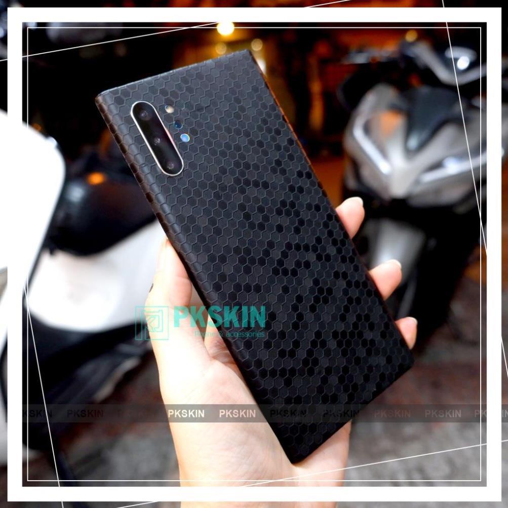 Miếng dán skin full lưng viền dành cho samsung Note 10 , Note 10 plus , note 20 , note 20 ultra honeycomb