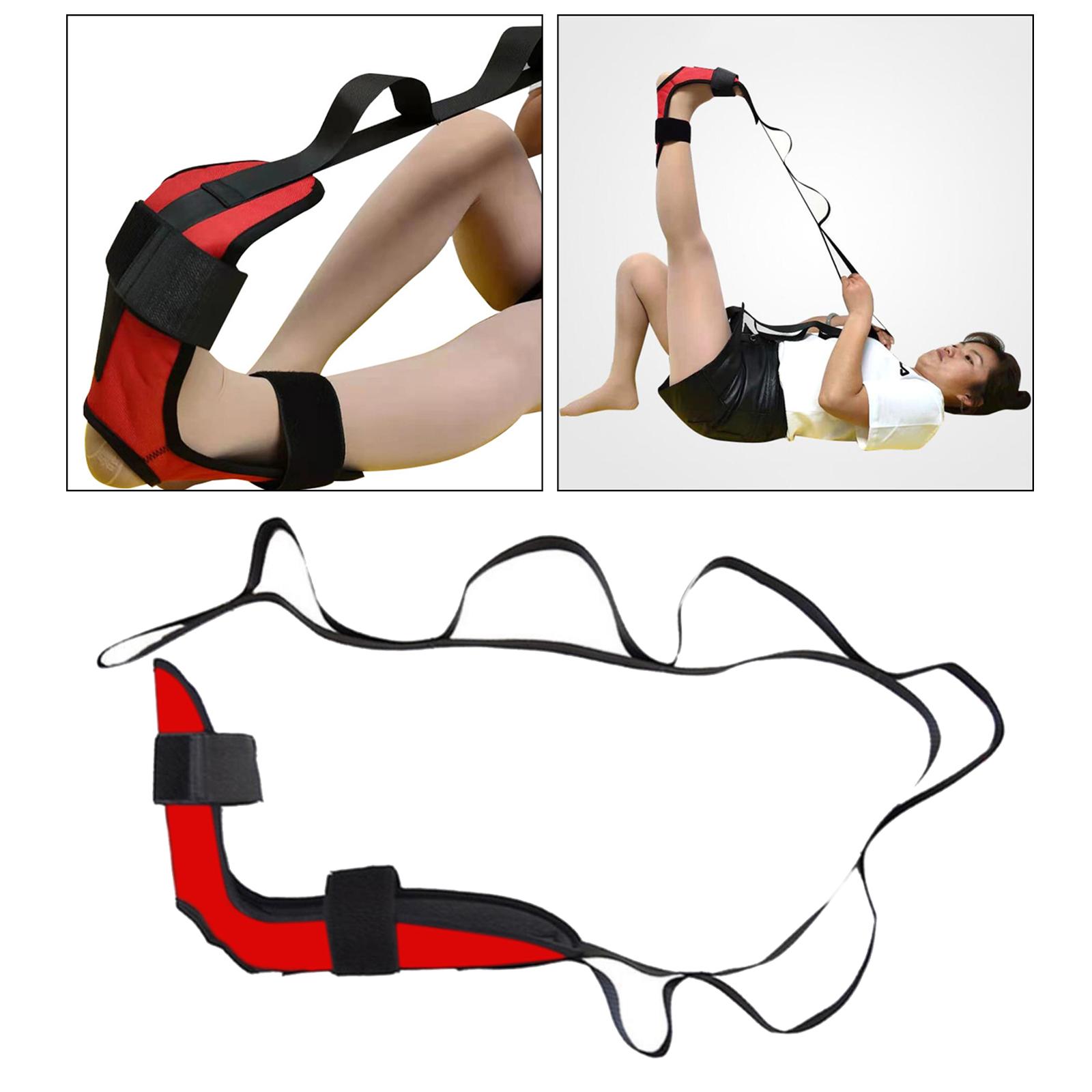 Yoga Stretch Strap, Calf Pull Belt for Plantar Fasciitis Relief Ankle Stretcher Hamstring Stretching Strap Tendonitis Stretcher for Physical Therapy