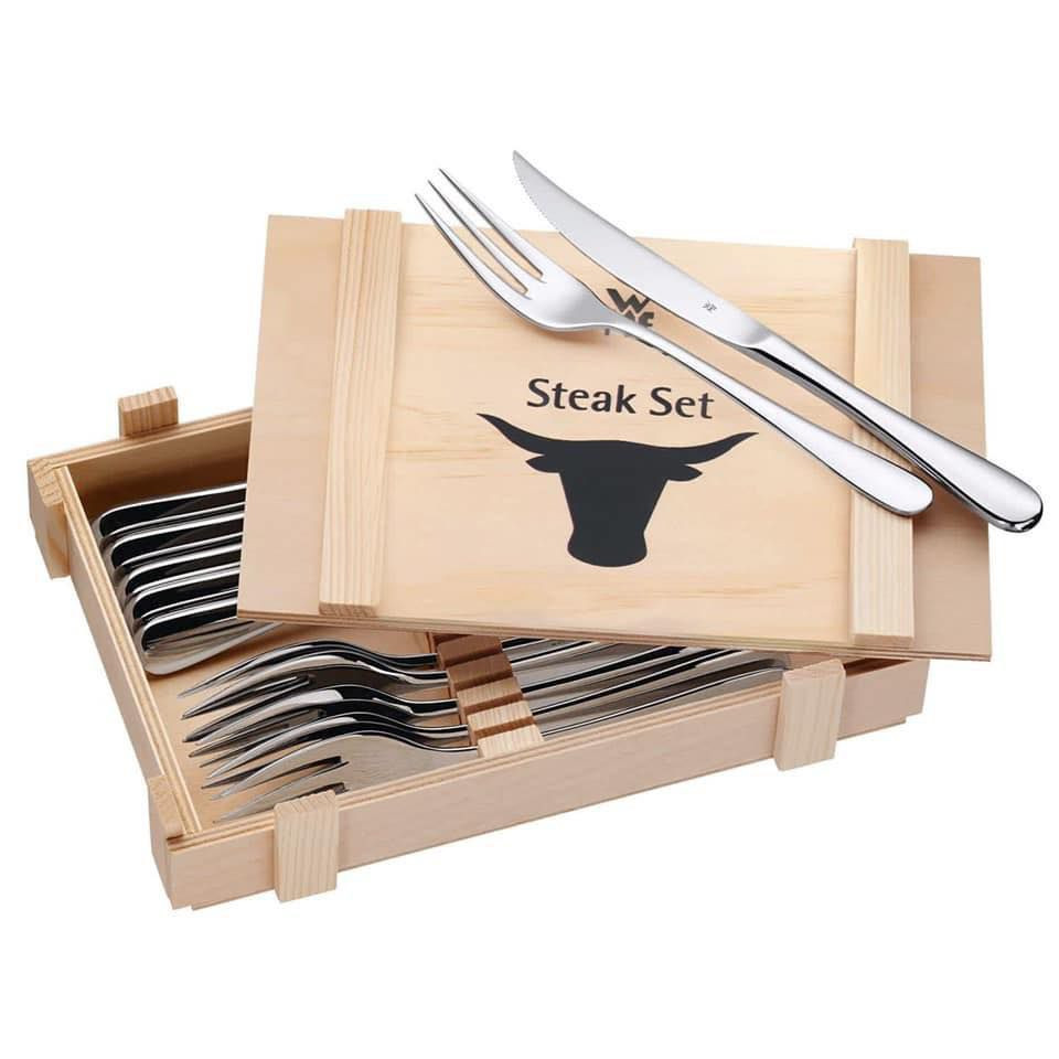 Bộ dao dĩa WMF STEAKBESTECK 12 chiếc gồm 6 dao, 6 dĩa  - Đồ Gia Dụng Đức, Châu Âu - Homeliving