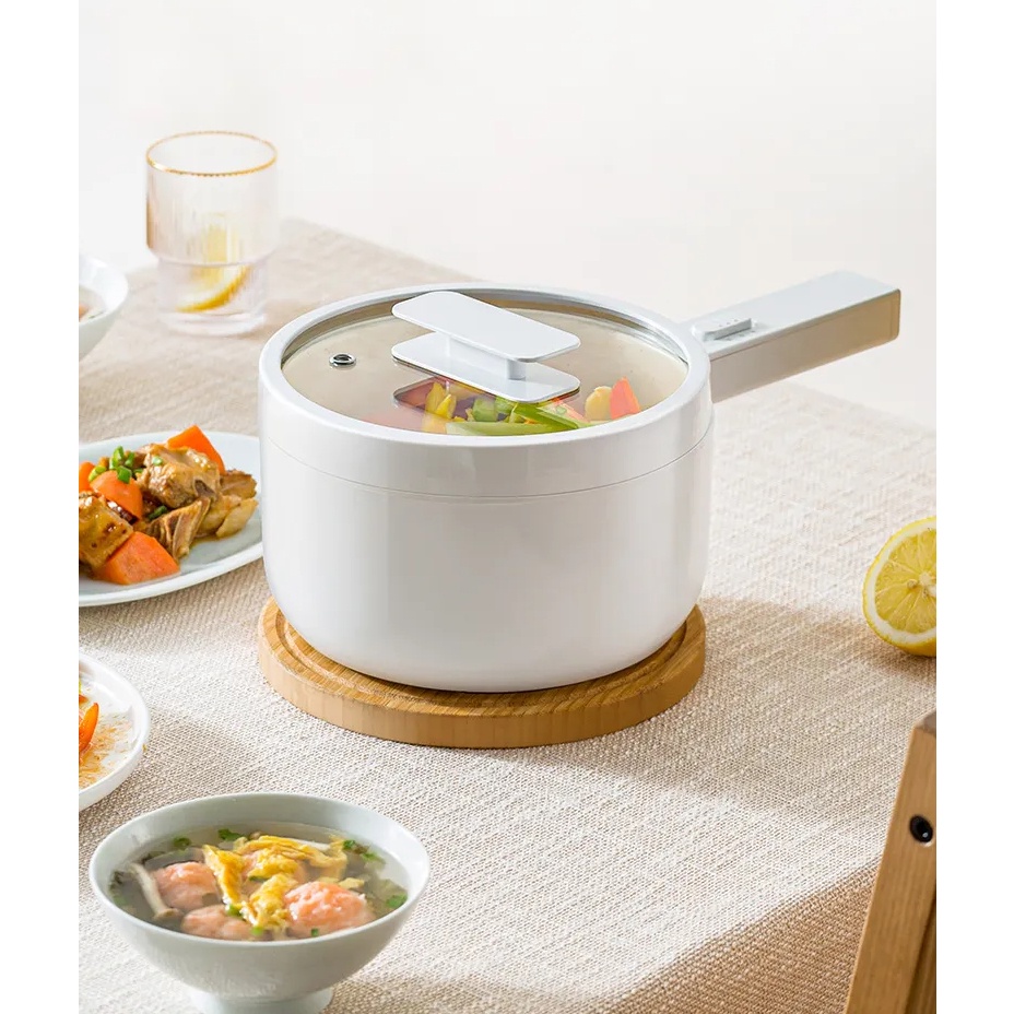 Nồi điện nấu ăn đa năng OLAYKS 20CM 700W 1.5L