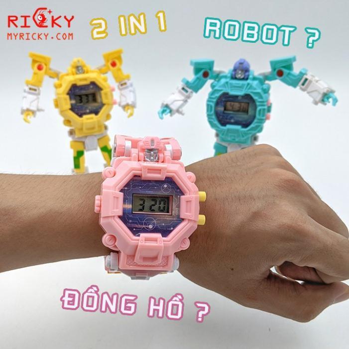 2 IN 1 ROBOT biến hình đồng hồ đeo tay