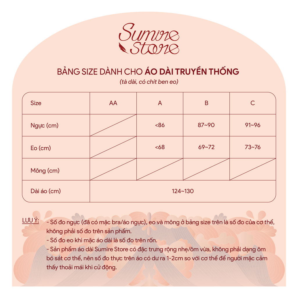 Sumire Store Áo dài Truyền thống Trang Anh