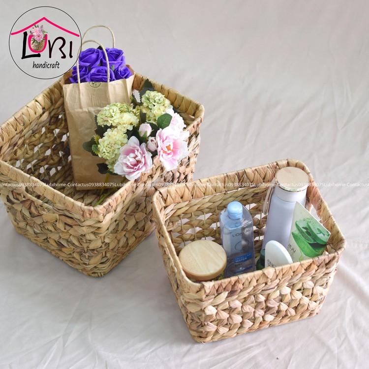 - Khay đựng đồ lục bình hình chữ nhật miệng bo đôi - sang trọng
