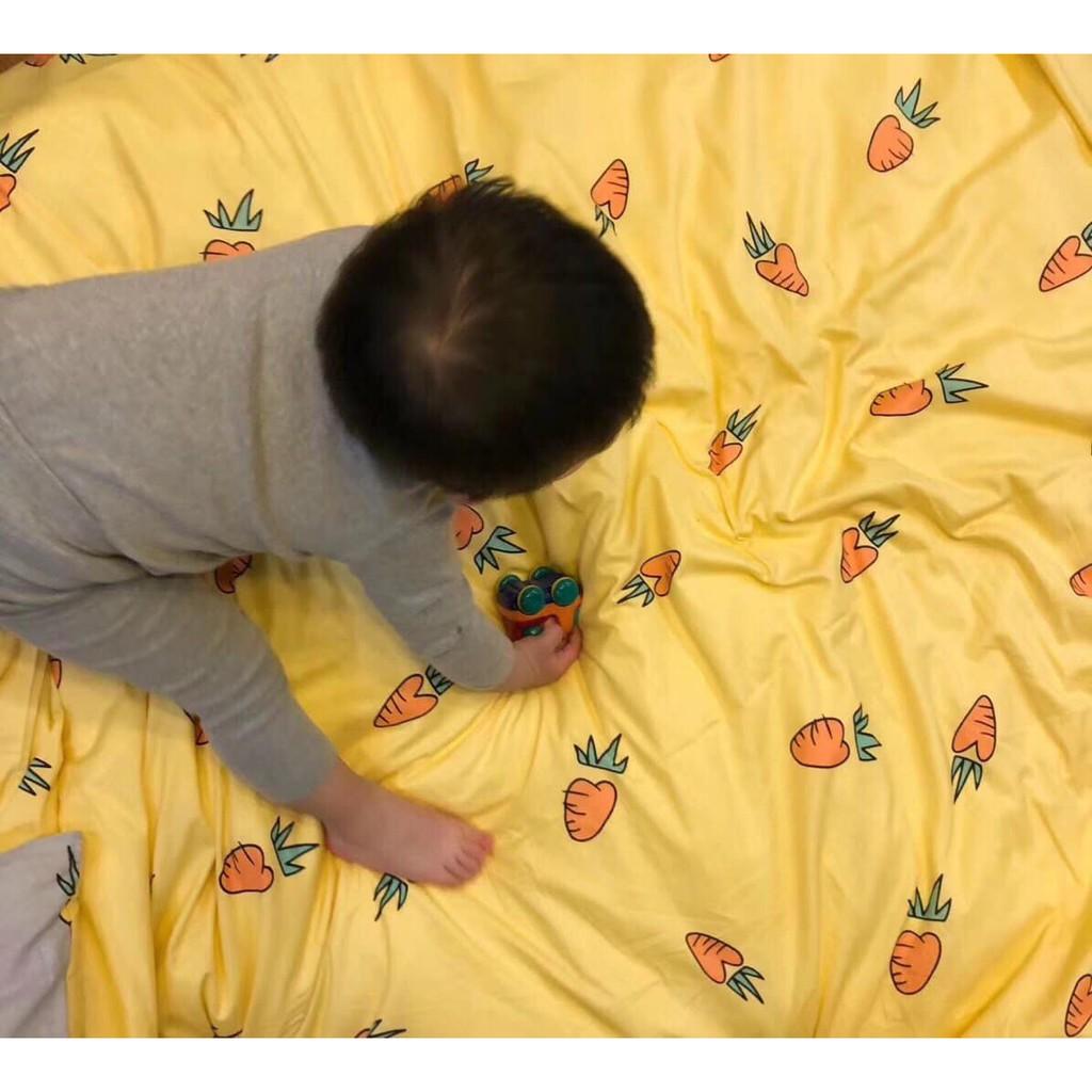 Set Chăn Ga Gối Cotton Living Cao Cấp