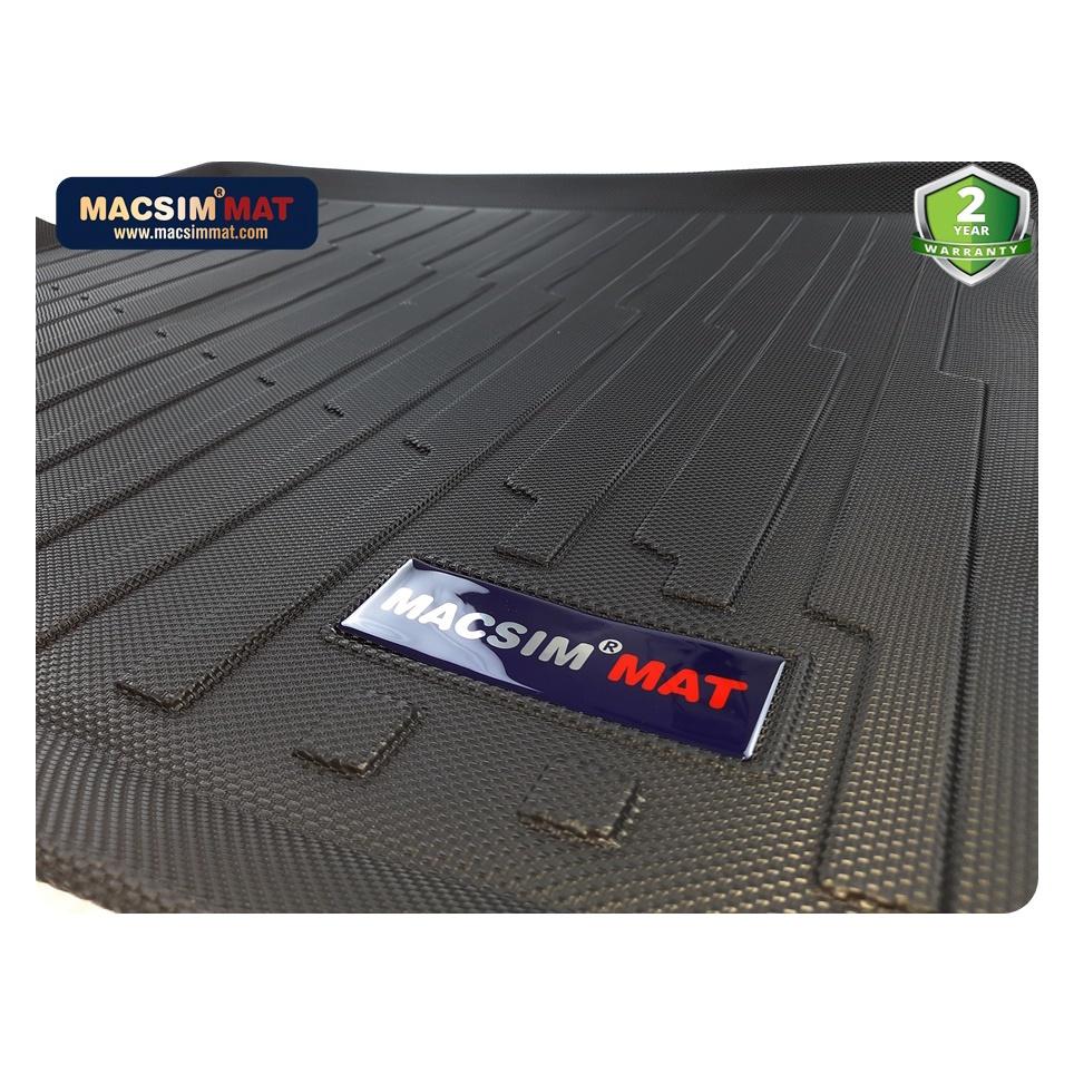 Thảm lót cốp xe ô tô MAZDA CX3 2017+nhãn hiệu Macsim chất liệu TPV cao cấp màu đen hàng loại 2