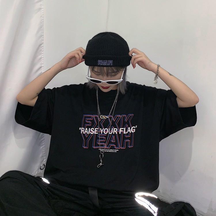 Áo thun nữ tay lỡ Unisex EXXK, áo phông form rộng phong cách ulzzang hàn quốc JASHOP