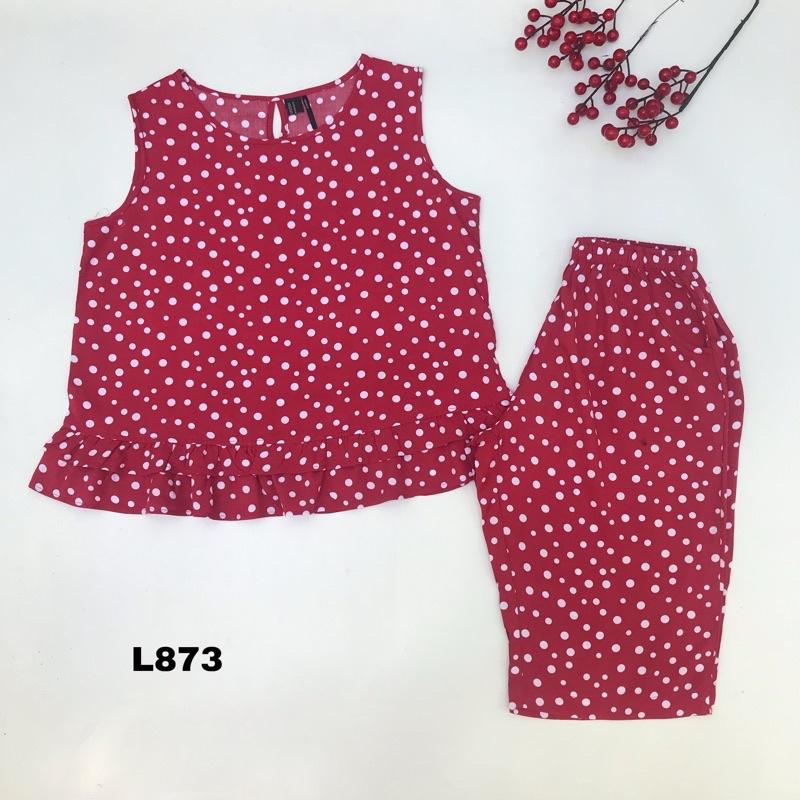 Đồ Bộ Nữ Tole Lanh Quần Lửng