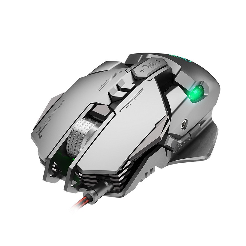 Chuột cơ gaming led RGB 6400DPI - J800 mechanical Gaming mouse