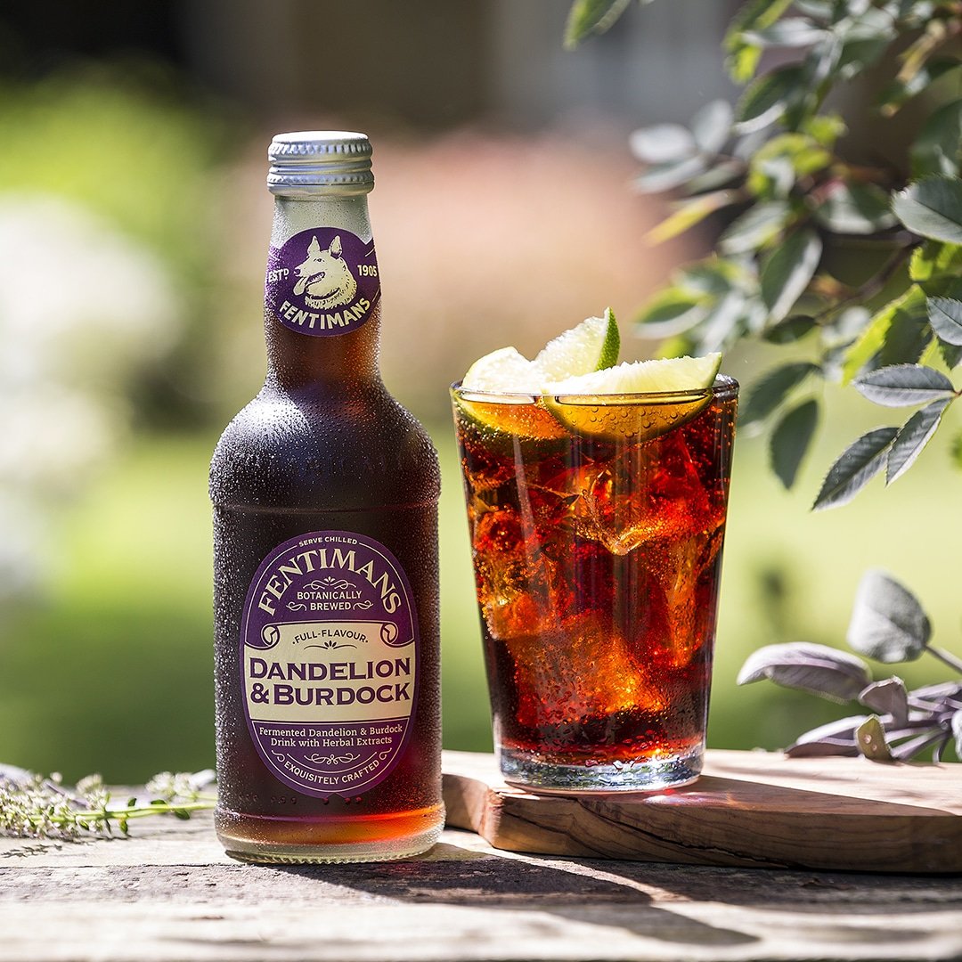 Fentimans Tonic Soda Chanh Vị Bồ Công Anh Và Ngưu Bàng Danderlion and Burdock Anh Quốc 275ml x Lốc 4 Chai