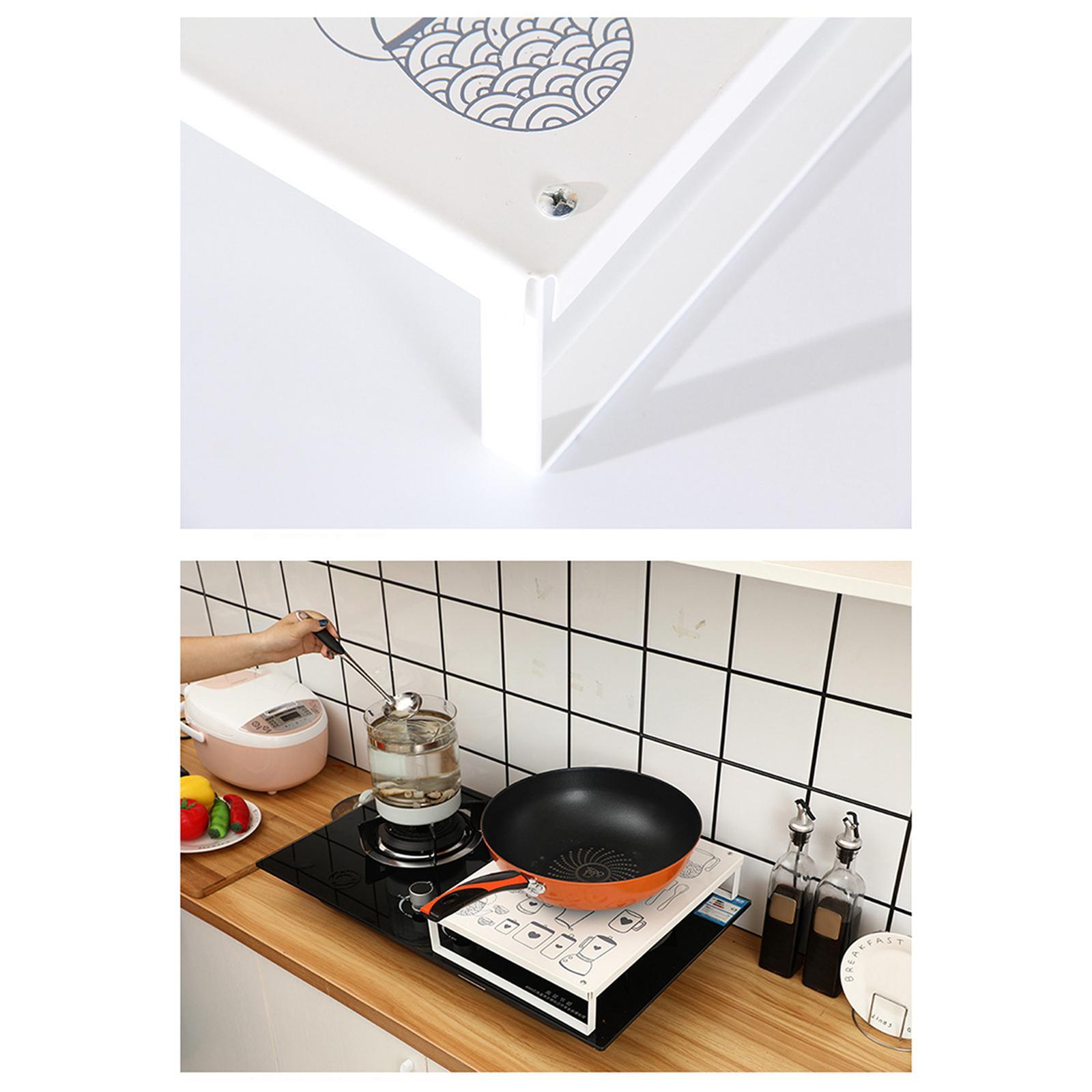 Multipurpose Spice Storage Holder Seasoning Jar Holder for Pantry Cupboard White