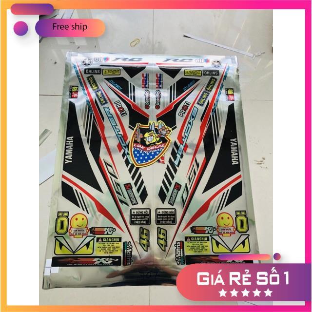 Tem rời dành cho xe exciter 150 Y15zr Crom