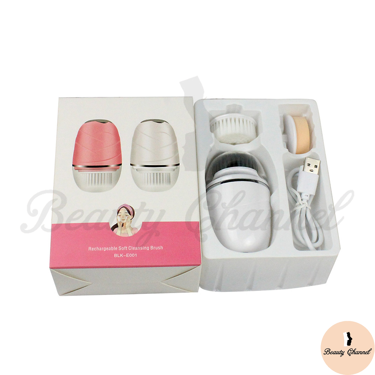 Máy Rửa Mặt Mini Tiện Lợi 3 Trong 1 – 3 Đầu Cọ Lựa Chọn - Tẩy Trang - Rửa Mặt - Làm Sạch Sâu - Loại Bỏ Bụi Nhờn Trong Lỗ Chân Lông
