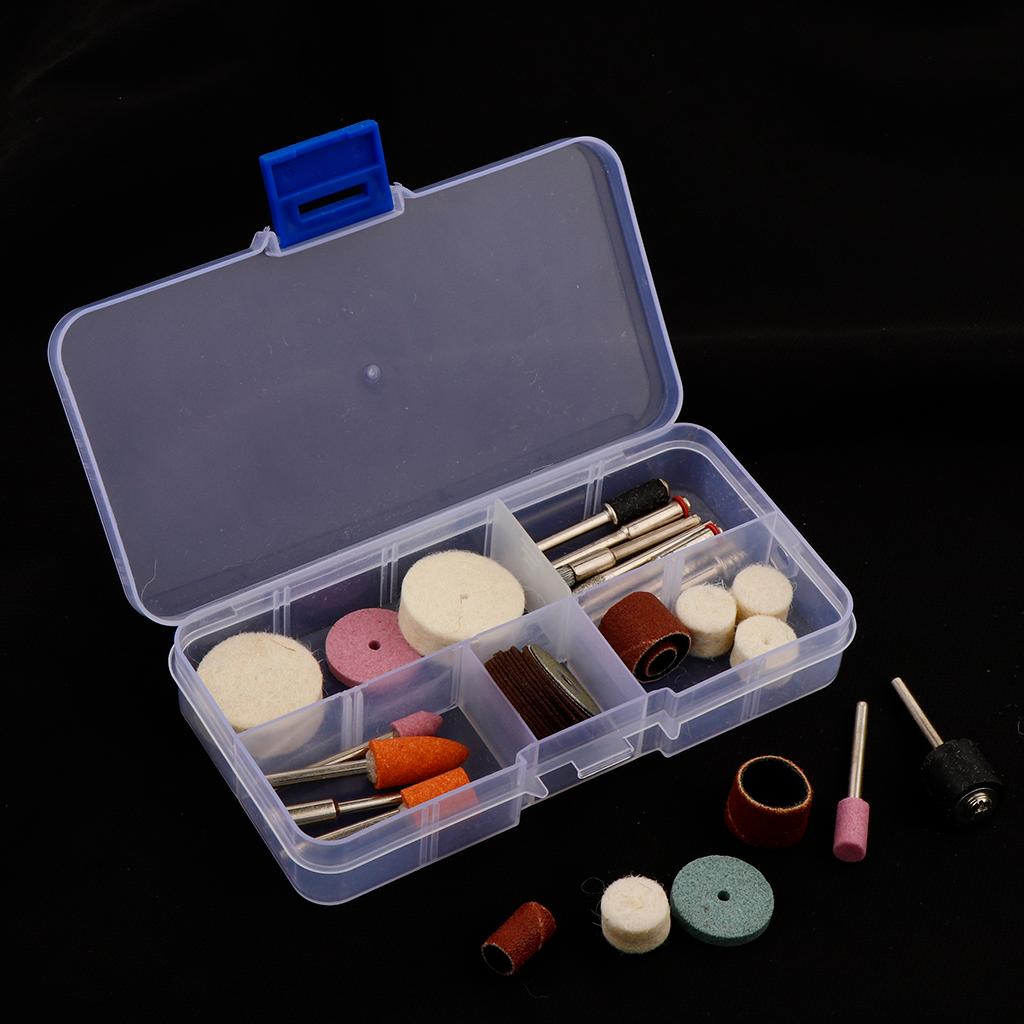 37pcs Rotary Tool Accessory Bit Set With Case for Grinding Tool Accessories