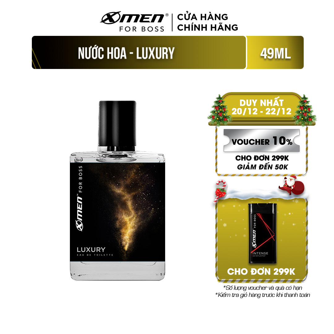 Nước hoa EDT X-Men for Boss Luxury - Mùi hương sang trọng tinh tế 49ml