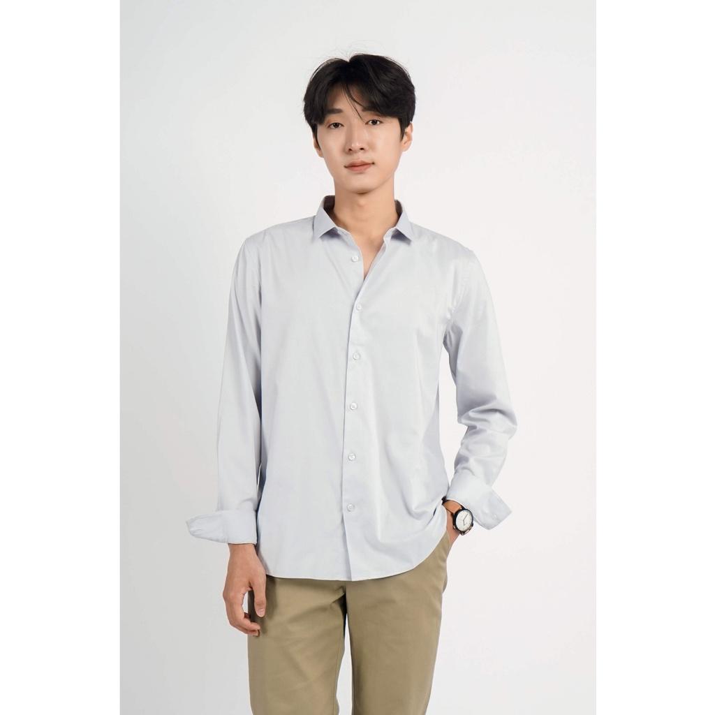 Áo sơ mi nam tay dài vải Bamboo cao cấp form Fitted (3 màu) 10F21SHL018 | LASTORE MENSWEAR