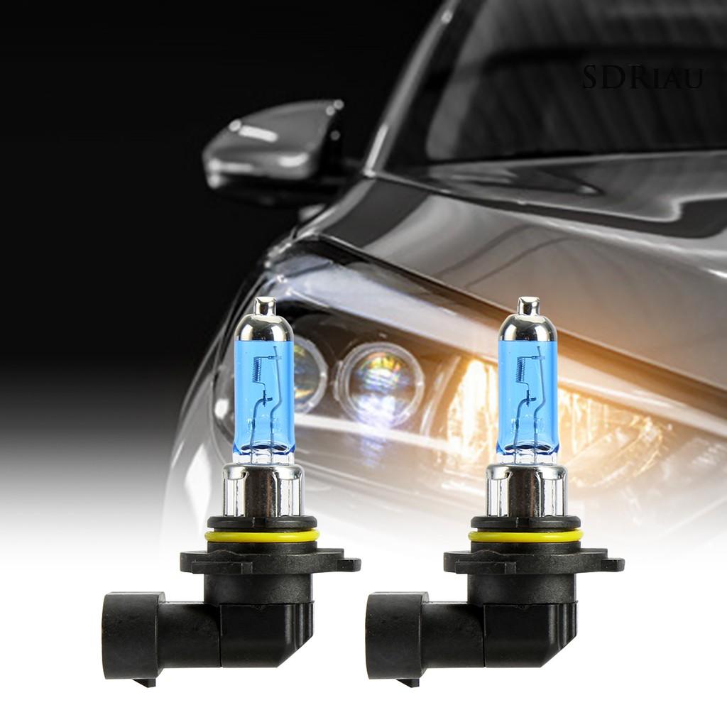 Set 2 Bóng Đèn Sương Mù Halogen 9005 12v 100w 4300k Ánh Sáng Trắng Cho Xe Hơi