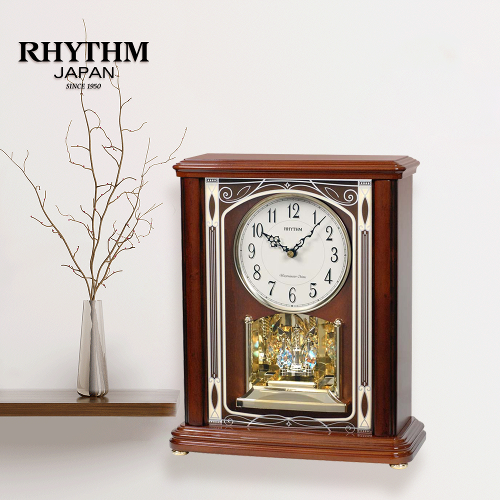 Đồng hồ để bàn hiệu RHYTHM - JAPAN CRH226NR06 (Kích thước 28.8 x 34.5 x 14.0cm)