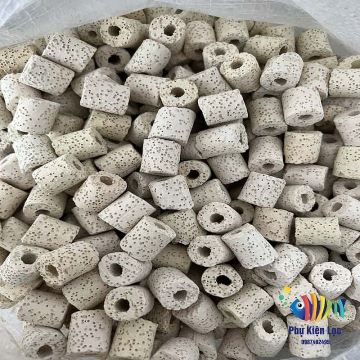 Sứ Lọc Hồ Cá - Sứ trắng - Vật Liệu Lọc