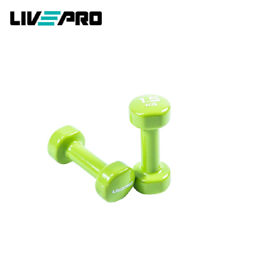 Tạ tay, tạ đơn cao cấp Studio tập gym thể hình Các Loại 5KG x2 Livepro Chính Hãng STUDIO DUMBBELL