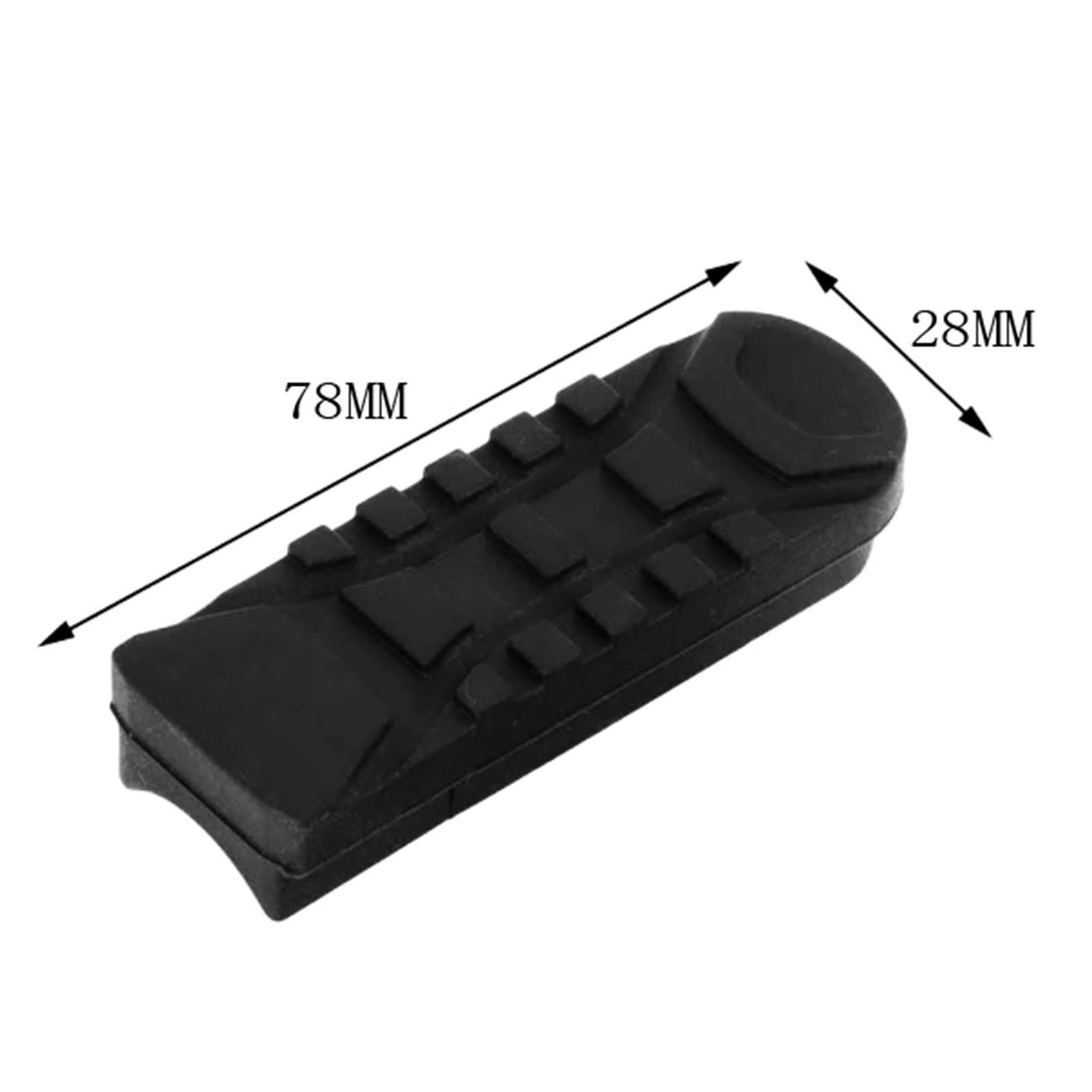 2Pcs Motorcycle Front Footrest Rubber Foot Pegs Foot Pedals for LC Adv F850GS F750GS Replacement Easy Installation