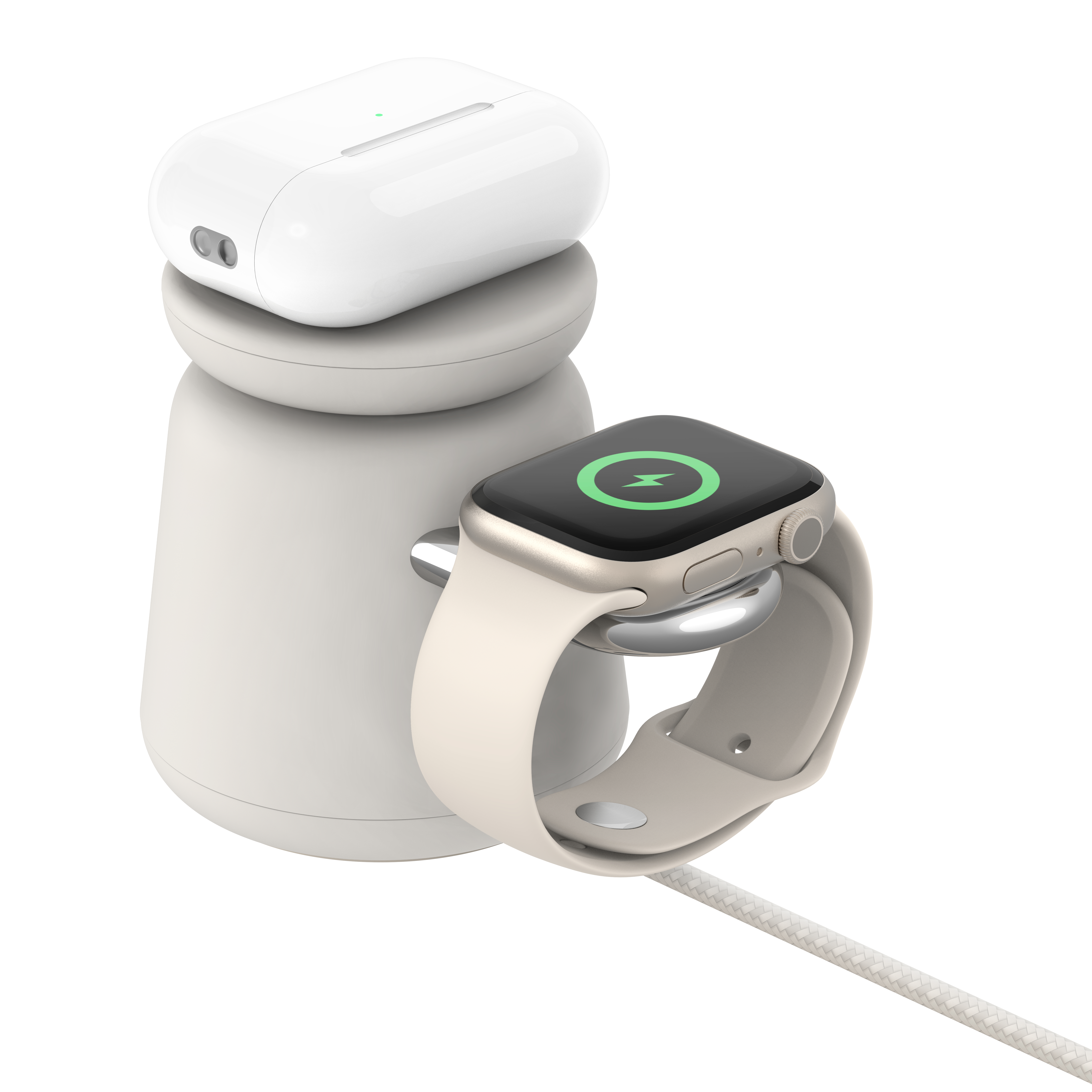 Đế sạc không dây 2 trong 1 Belkin BoostCharge Pro Mag-safe 15W - không kèm sạc - Hàng chính hãng