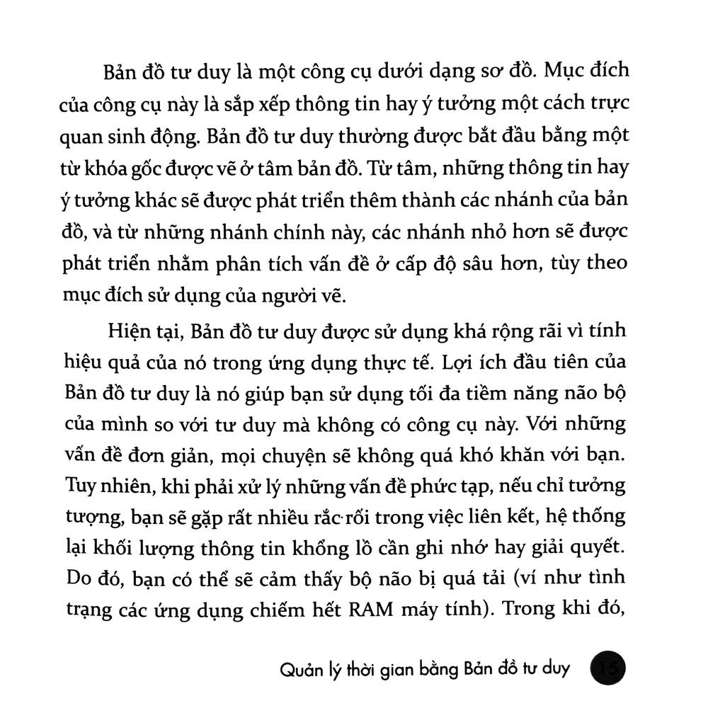 Bản Đồ Tư Duy Trong Quản Lý Thời Gian (Tái Bản Mới Nhất) - Bản Quyền