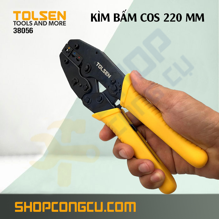 Kìm bấm cos 220mm Tolsen 38056