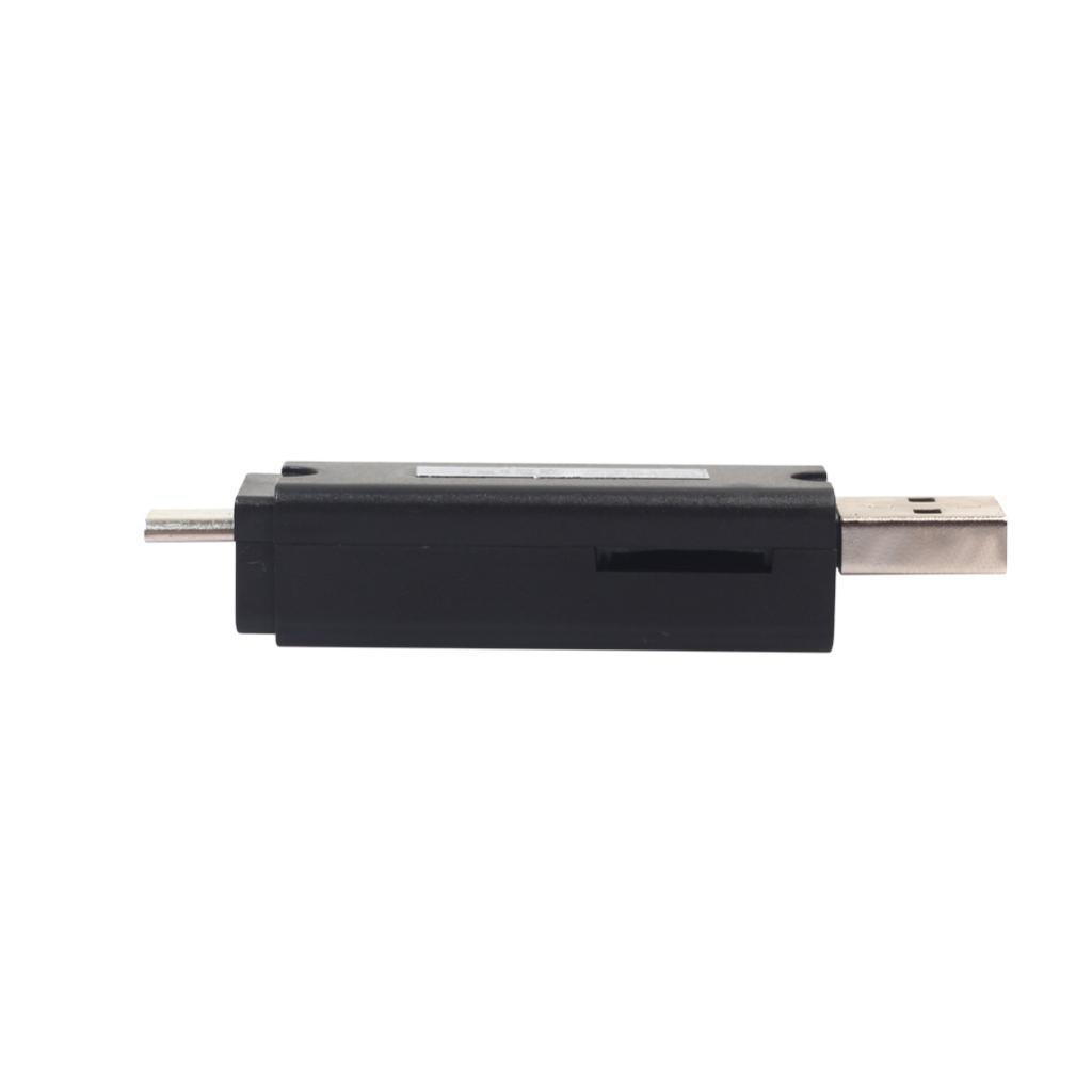 Micro USB OTG HUB Adapter TF Card Reader for Smartphone and Tablet black