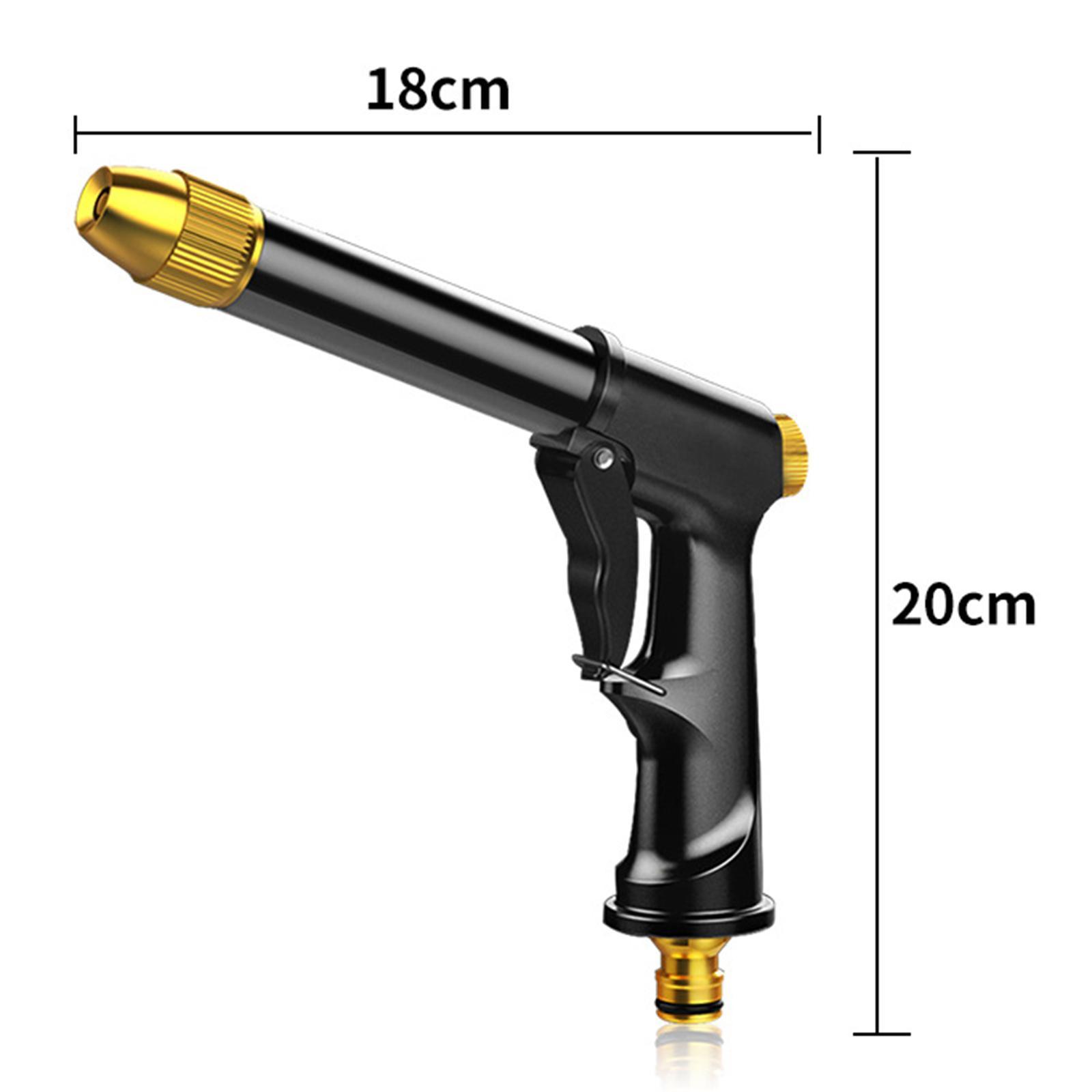 High Pressure Brass Nozzle Car Garden Lawn Wash Water Hose