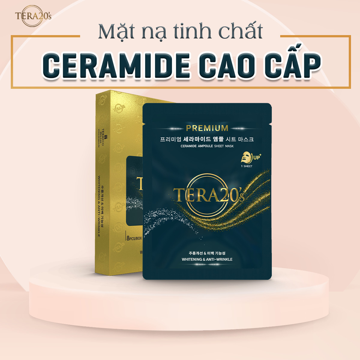 Mặt nạ tinh chất Ceramide TERA20's dòng Premium cao cấp