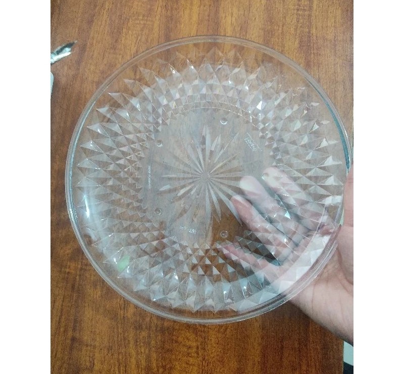 Đĩa nhựa trong suốt đường kính 25cm