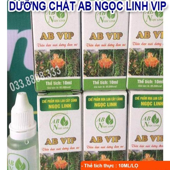 AB VIP Ngọc Linh Chuyên Dùng Cho Hoa Lan Cây Cảnh Thúc Đẩy Sự Phát Triển Tế Bào, Chai 10ml