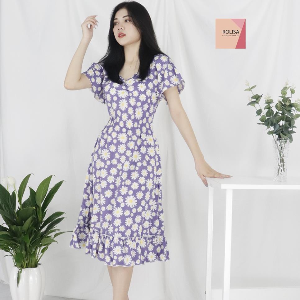 Cập nhật 54 về váy 2 dây hoa cúc tím mới nhất  Du học Akina