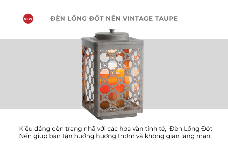 Đèn lồng đốt nến Yankee Candle - Vintage