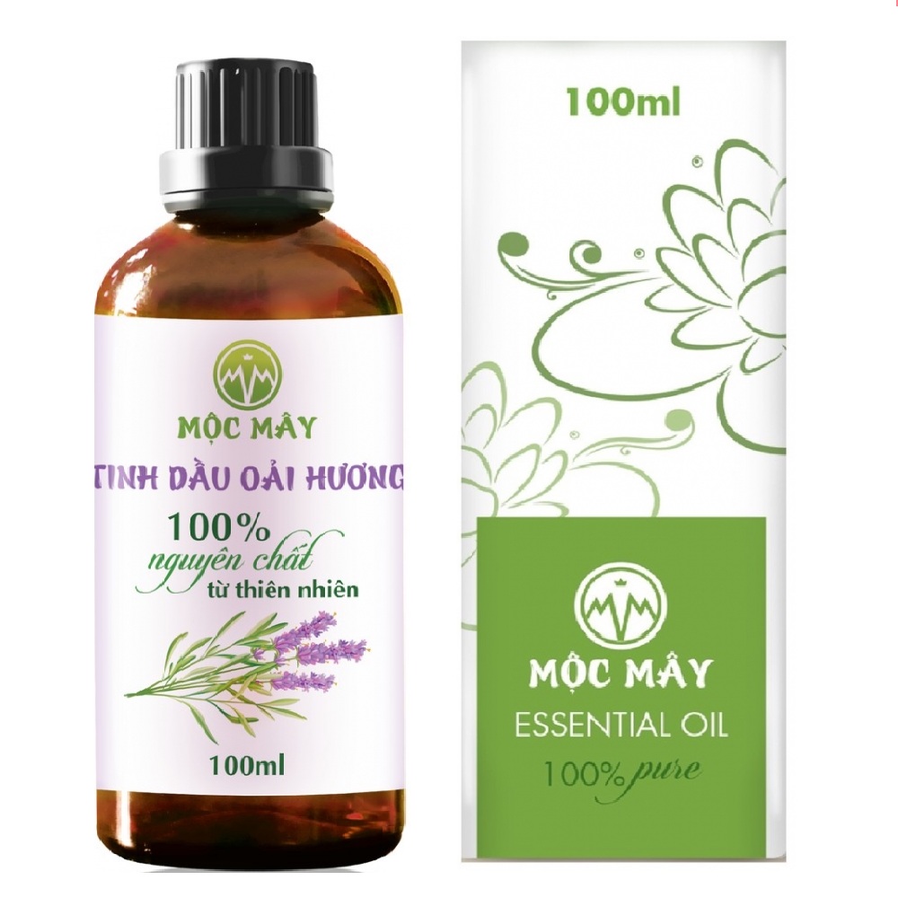 Tinh dầu Oải Hương 100ml Mộc Mây - tinh dầu nguyên chất 100% từ thiên nhiên - chất lượng và mùi hương vượt trội