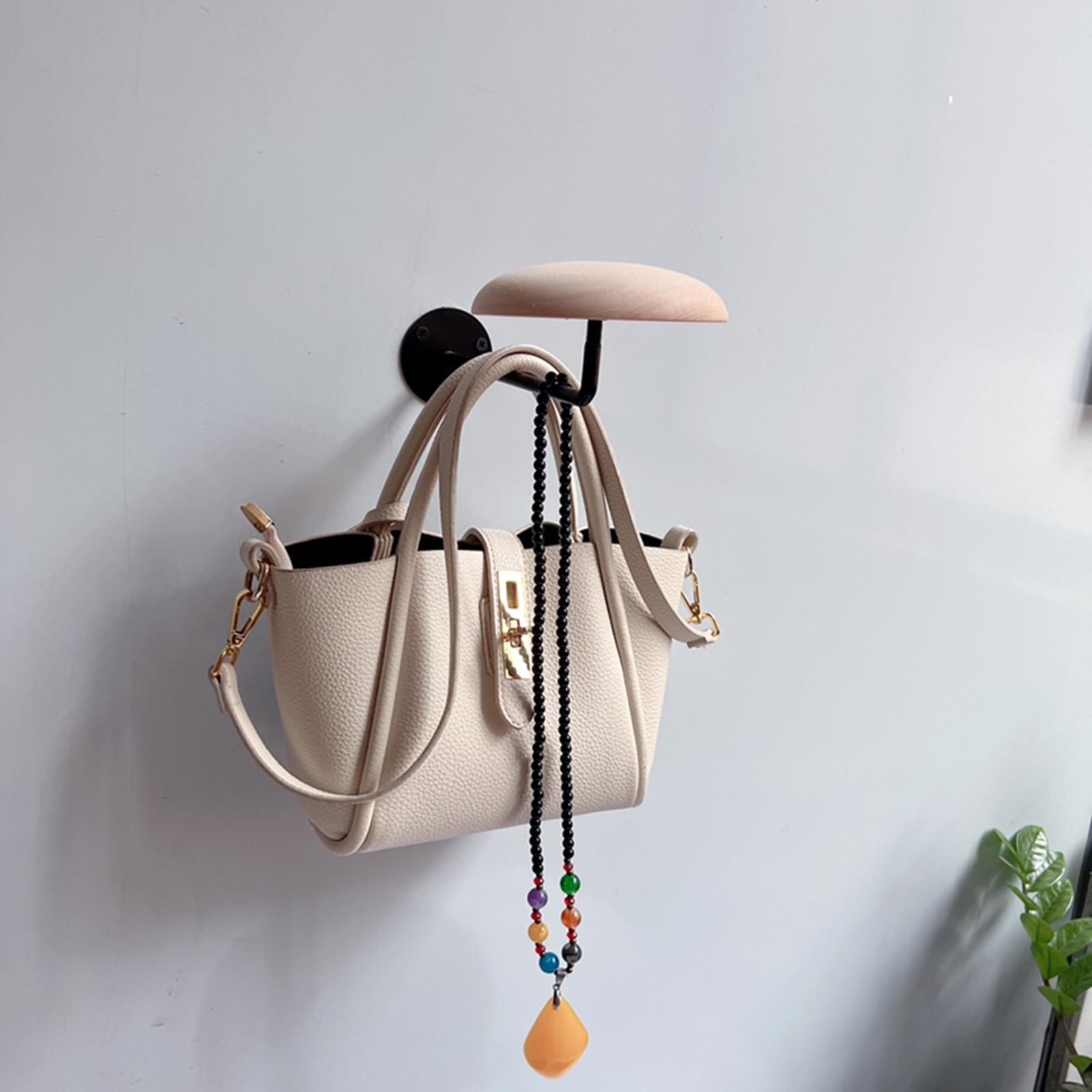 Wood Hat Rack Display Stand Hanger Holder Organizer Wall Mounted for