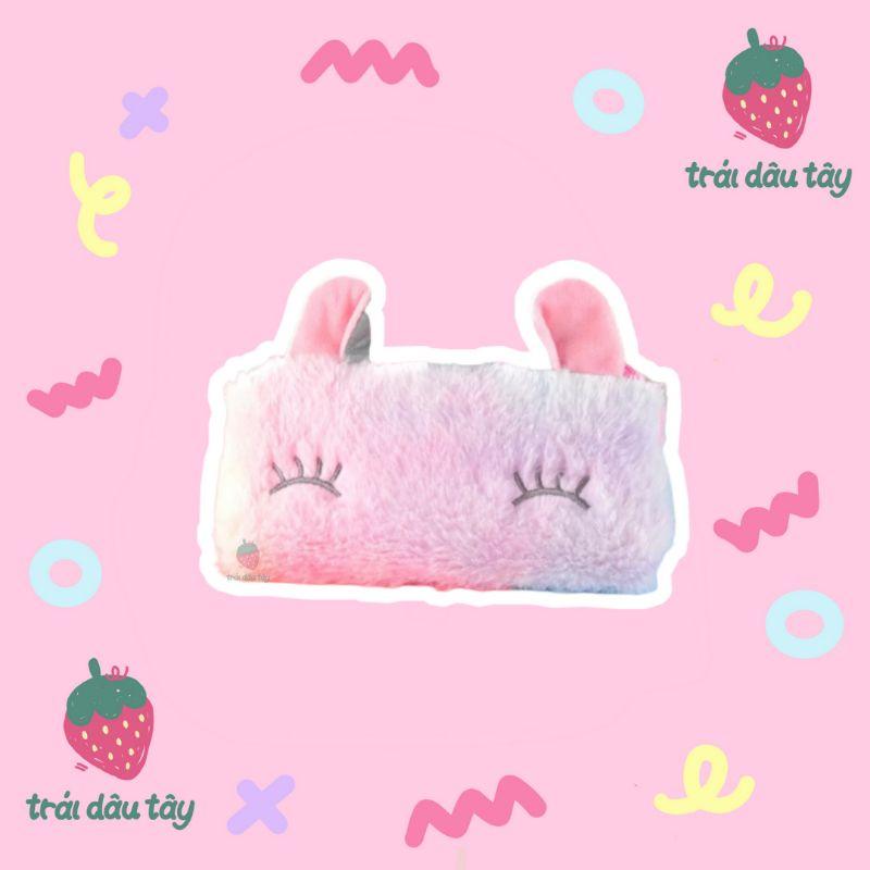 BÓP VIẾT HÌNH UNICORN CHẤT LÔNG MỀM MÀU GALAXY