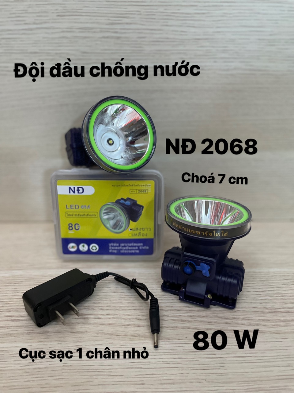 Đèn Pin Đội Đầu Chống Nước Siêu Sáng NĐ