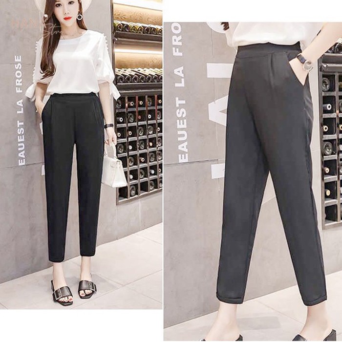  Quần Baggy Chun Lưng khóa sườn